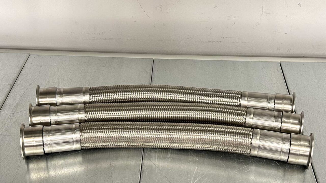 Рукав PTFE в оплетке CLAMP
